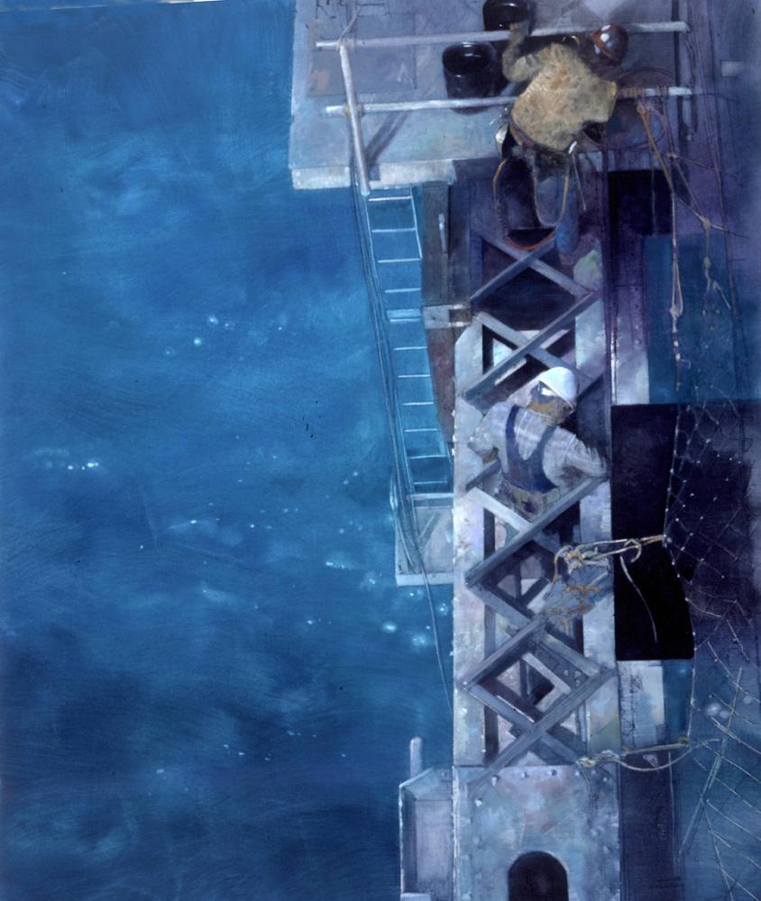 Robert Hunt, earthquake, art, illustration